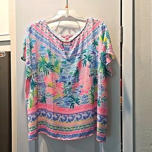 Lilly Pulitzer Summer Blouse XL